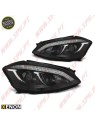 Faróis Xenon DRL LED Black - Mercedes W221 (2005-2009)