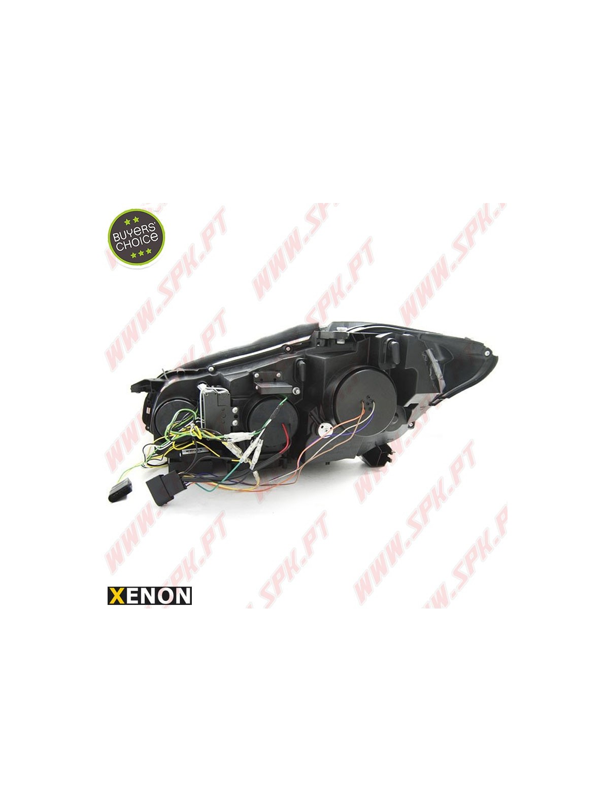 Faróis Xenon DRL LED Chrome - Mercedes W221 (2005-2009)