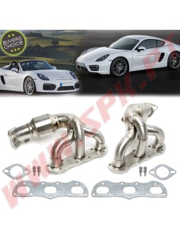 Colectores de Escape Inox - Porsche Boxster/ Cayman 981 (2012-2016)
