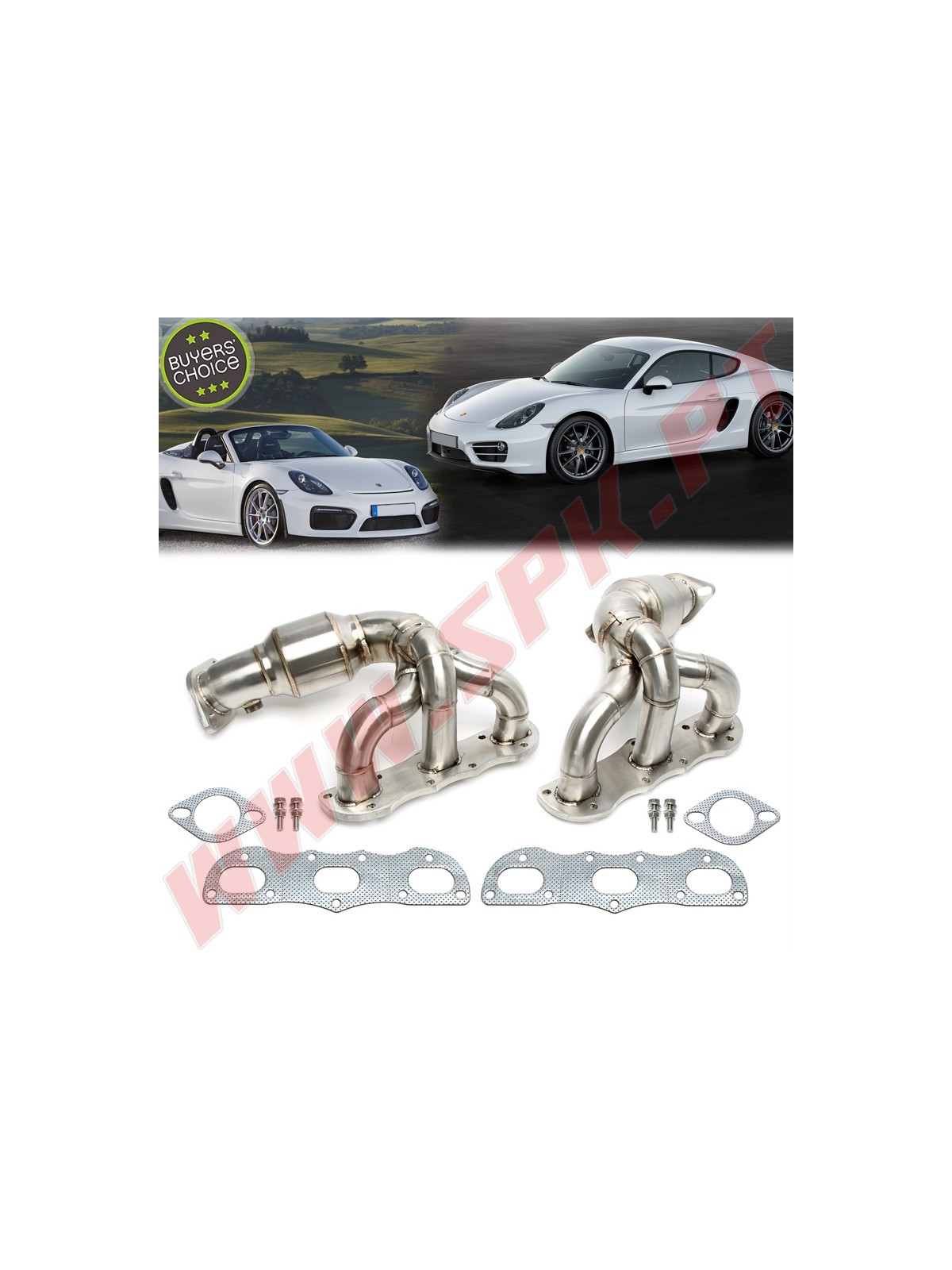Colectores de Escape Inox - Porsche Boxster/ Cayman 981 (2012-2016) Colectores de Escape Inox - Porsche Boxster/ Cayman 981 (2012-2016)