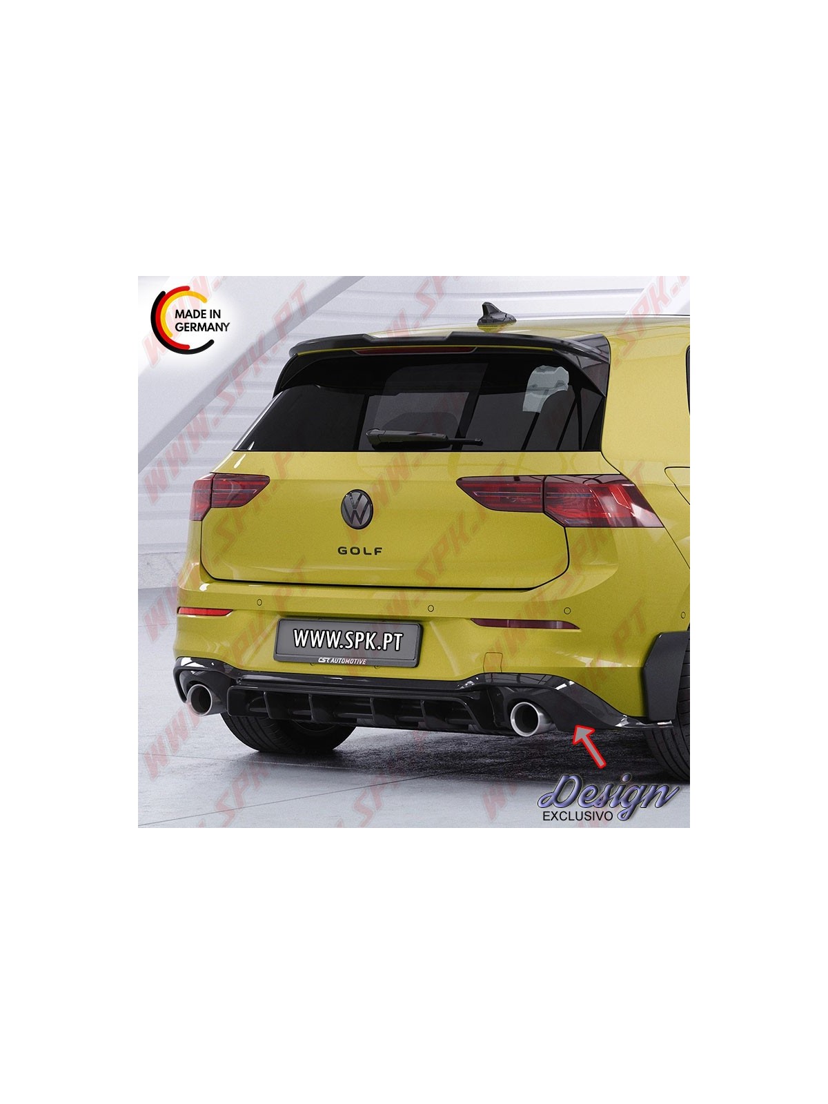 Difusor Traseiro - VW Golf 8 GTI (2020-)