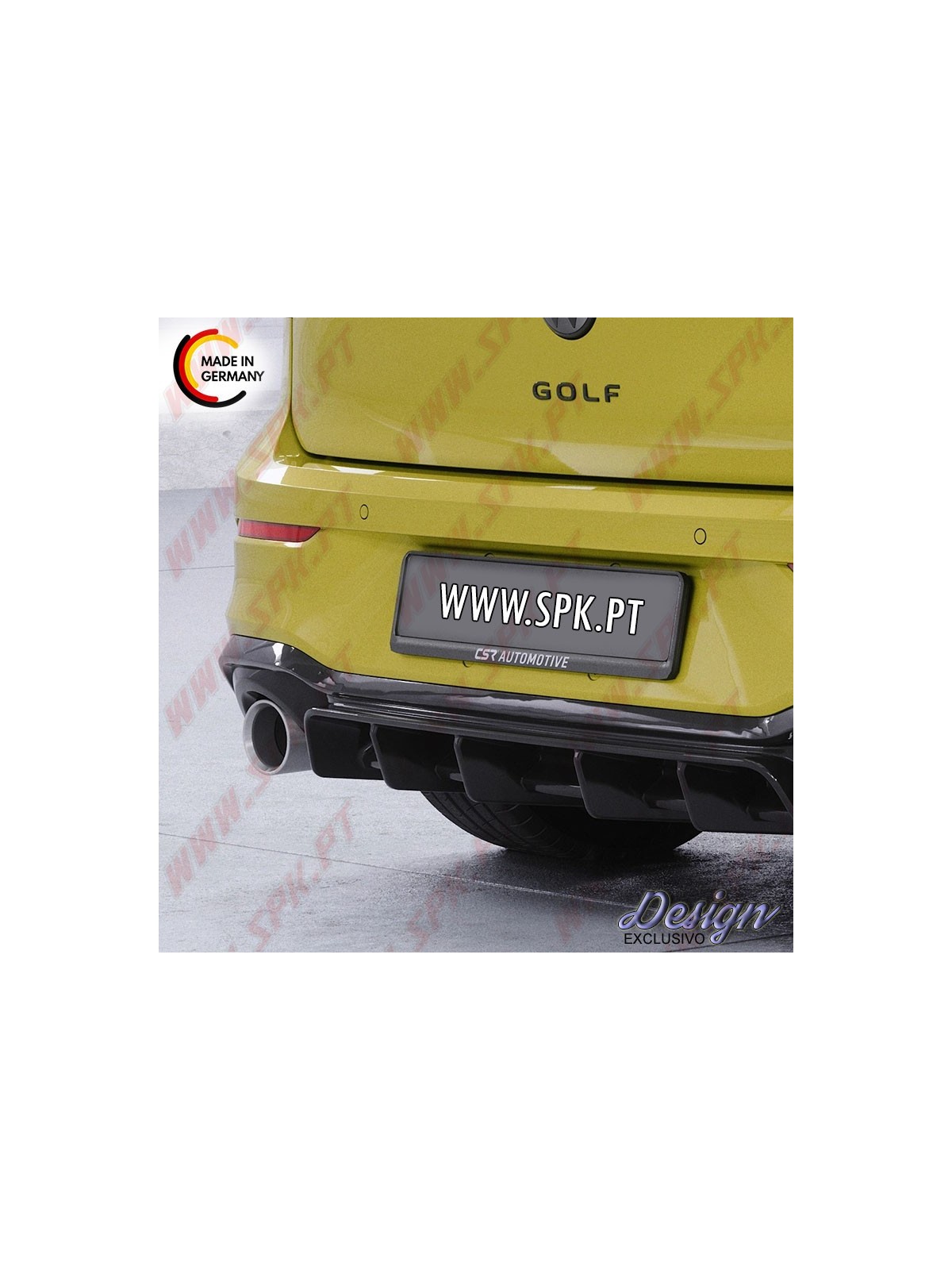 Difusor Traseiro - VW Golf 8 GTI (2020-)