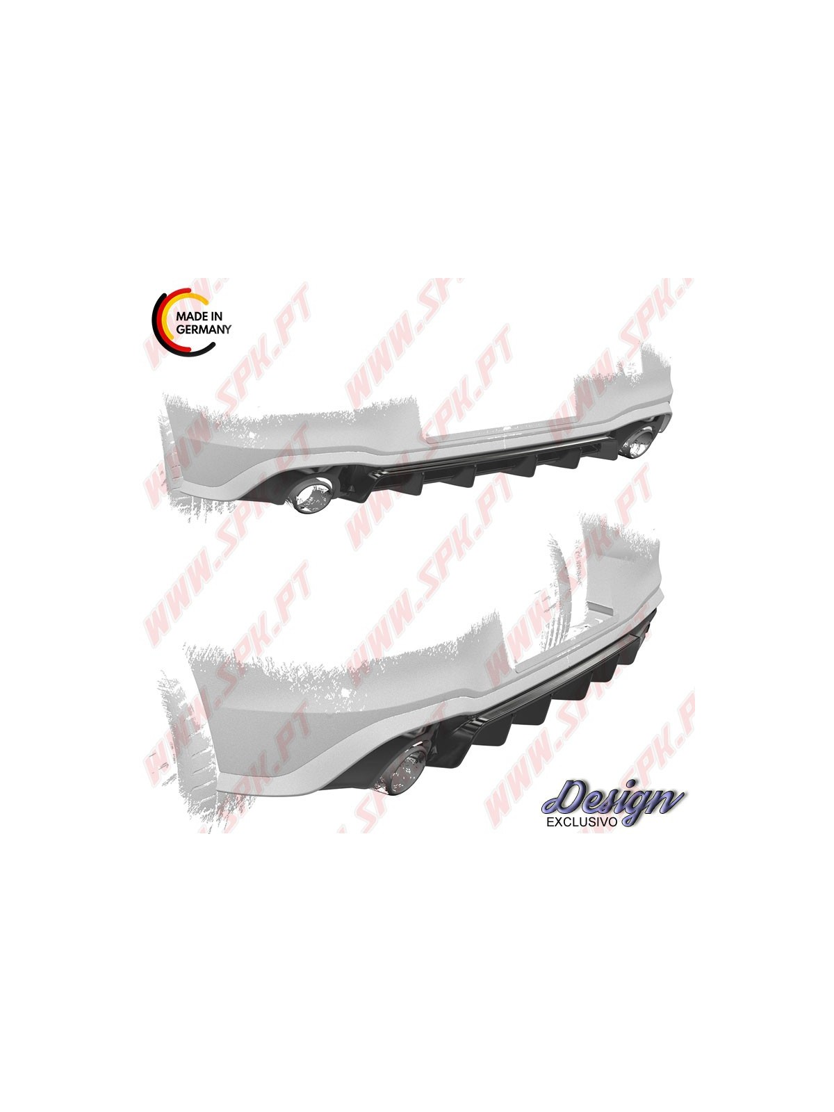 Difusor Traseiro - VW Golf 8 GTI (2020-)