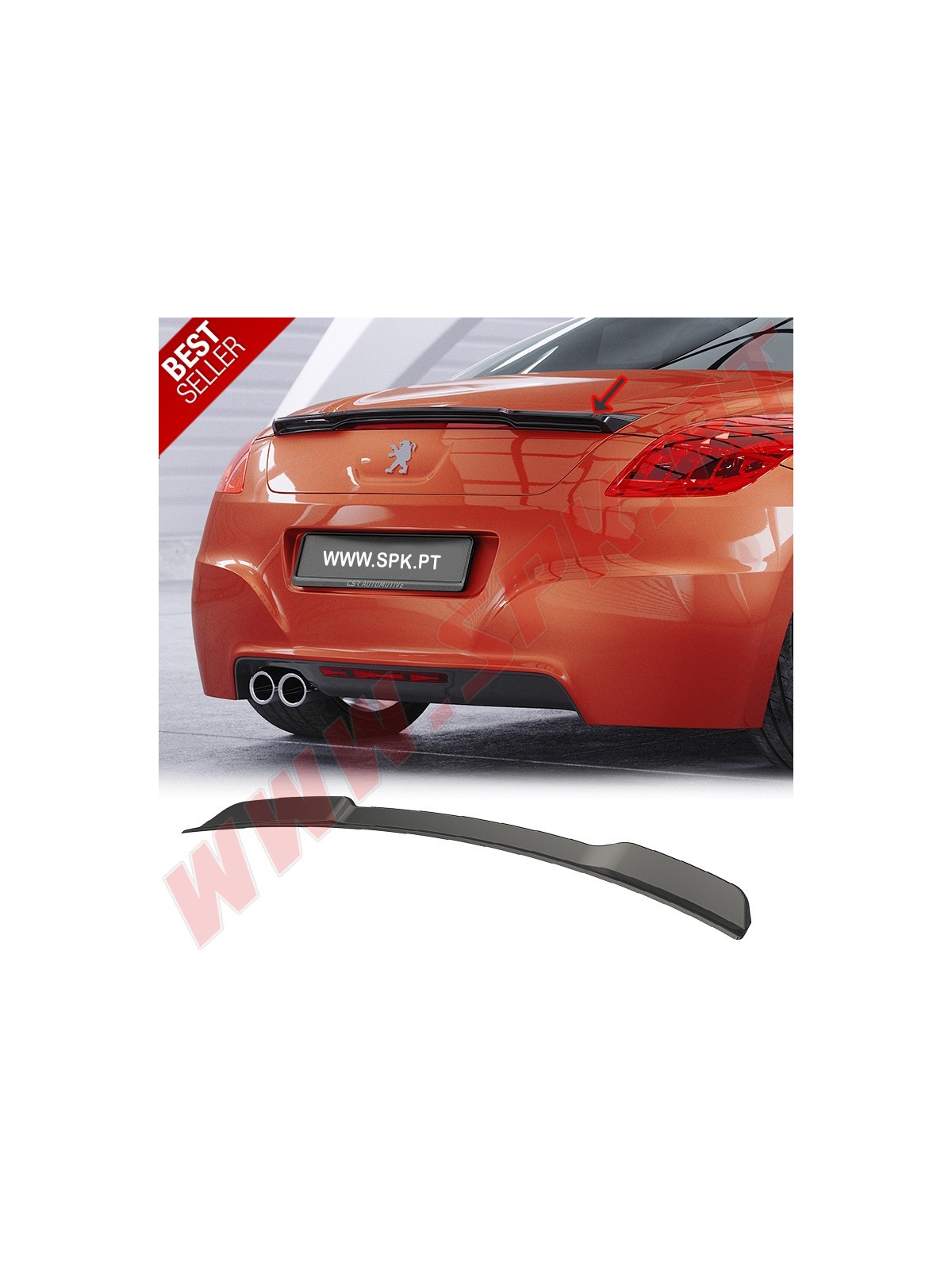 Aileron Traseiro Inferior - Peugeot RCZ (2010-2015)