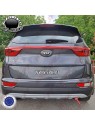 Difusor Traseiro Plástico Preto Brilhante - Kia Sportage 4 (2015-2017)