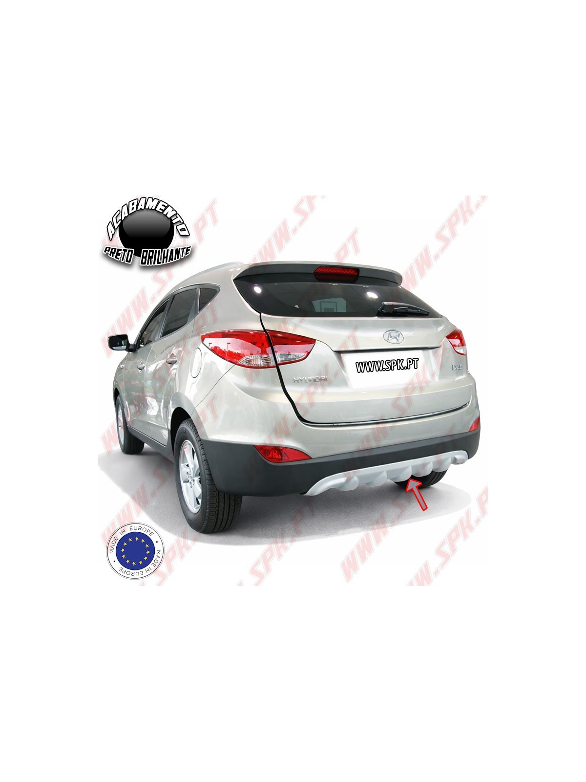 Difusor Traseiro - Hyundai ix35 (2009-2015)