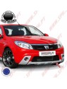 Spoiler Frontal Plástico ABS Preto Brilhante - Dacia Sandero MK1 (2008-2012)