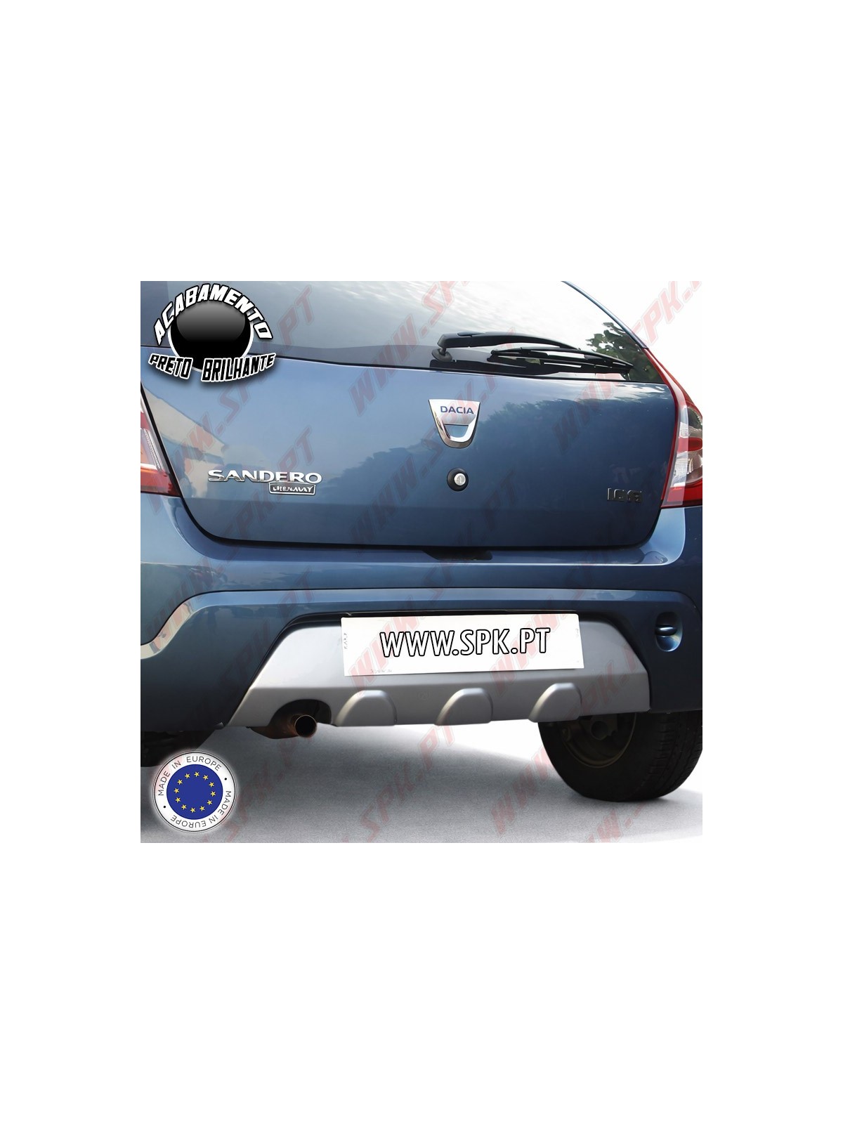 Difusor Traseiro - Dacia Sandero MK1 (2008-2012)