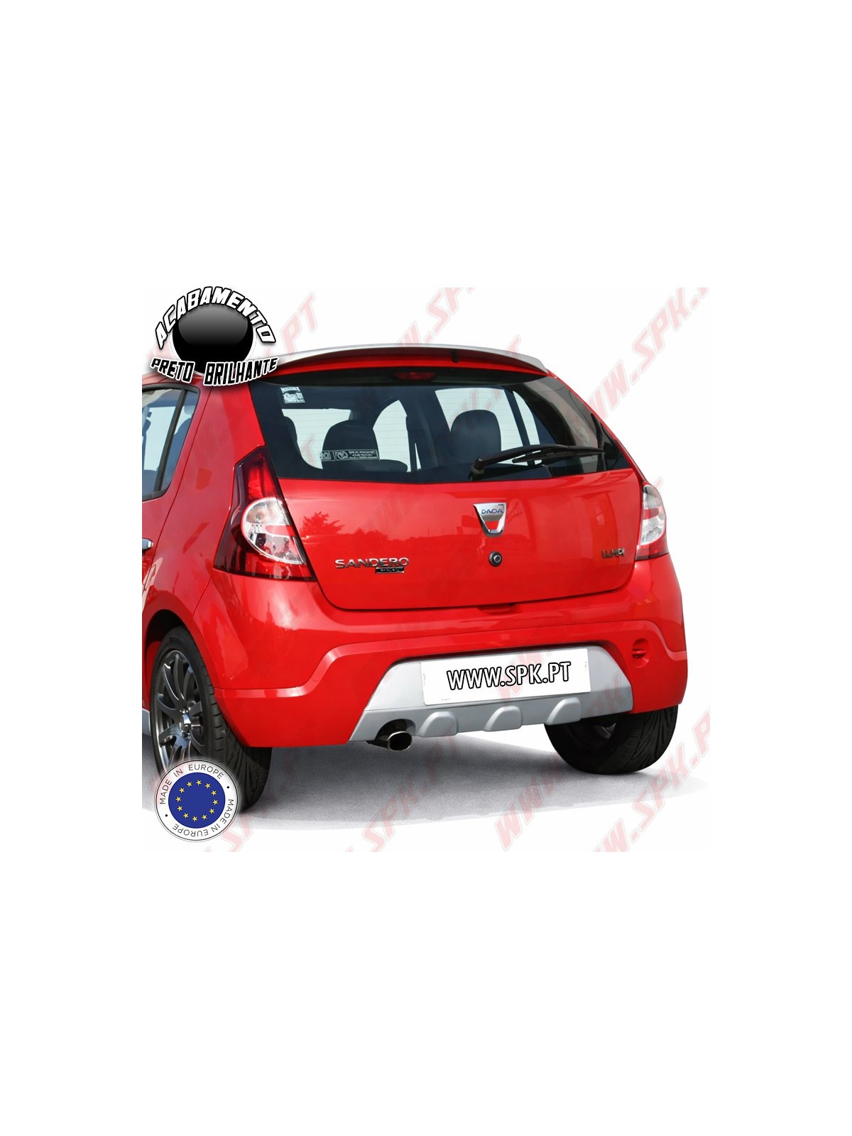 Difusor Traseiro - Dacia Sandero MK1 (2008-2012)