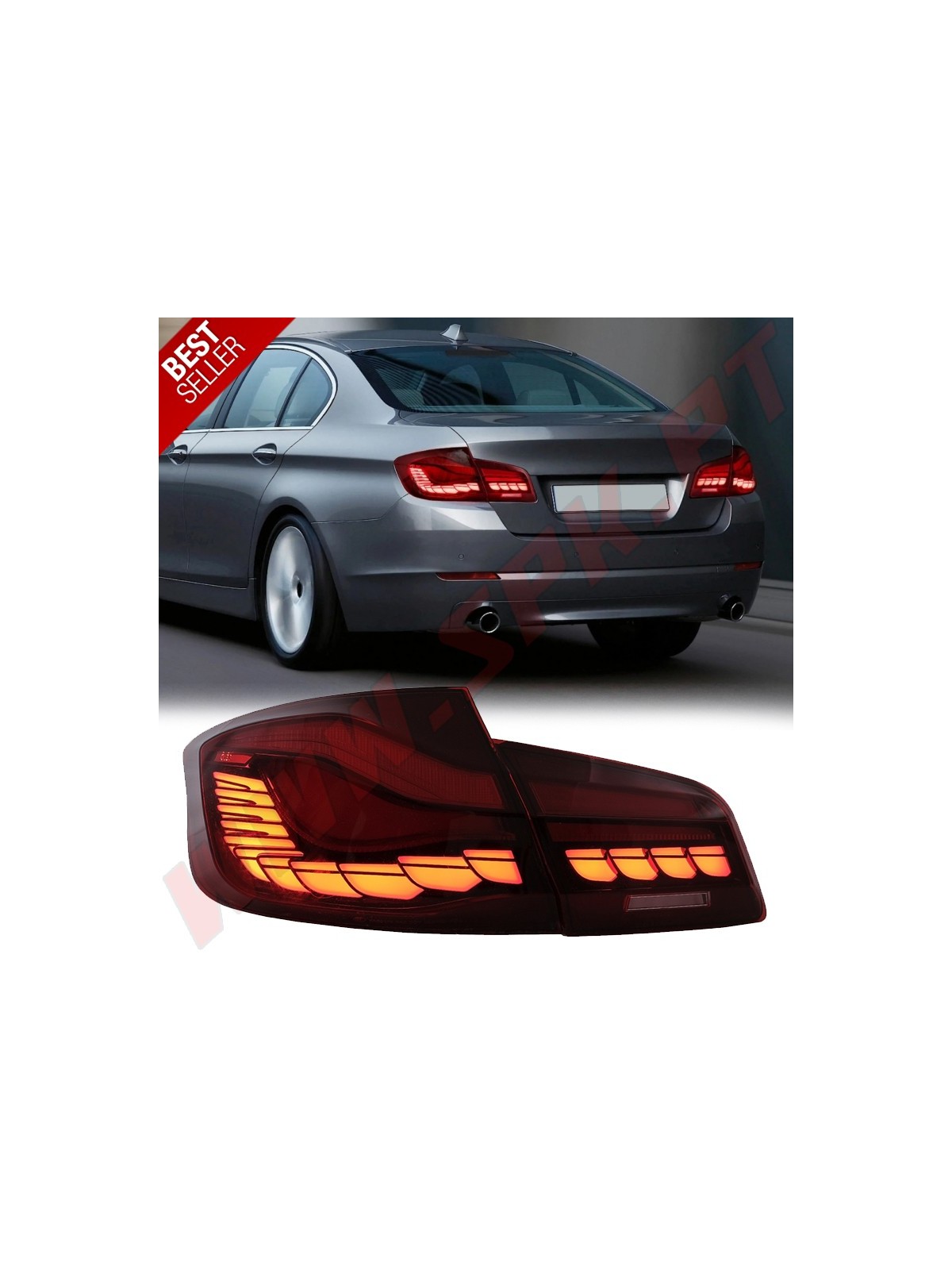 Farolins OLED Dark Red - BMW F10 Sedan (2010-2017)