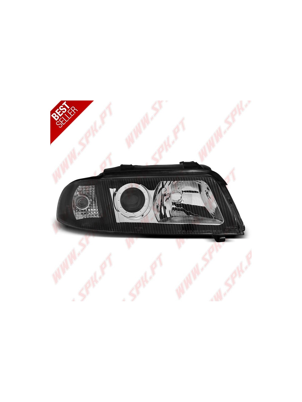 Faróis Look OEM Black - Audi A4 B5 Facelift (1999-2001)