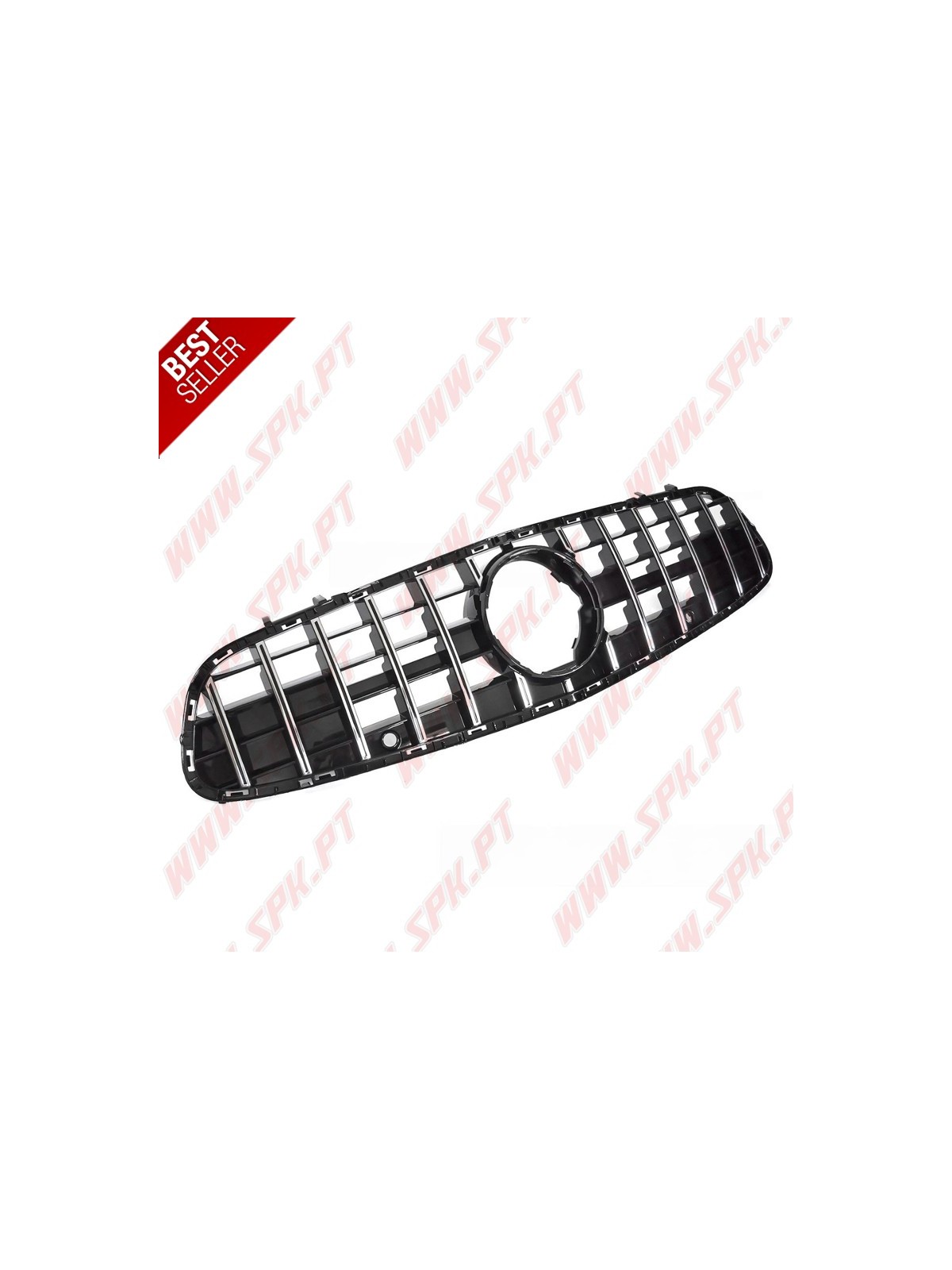 Grelha Frontal Look GTR Chrome+Black - Mercedes SL R231 (2016-2020)