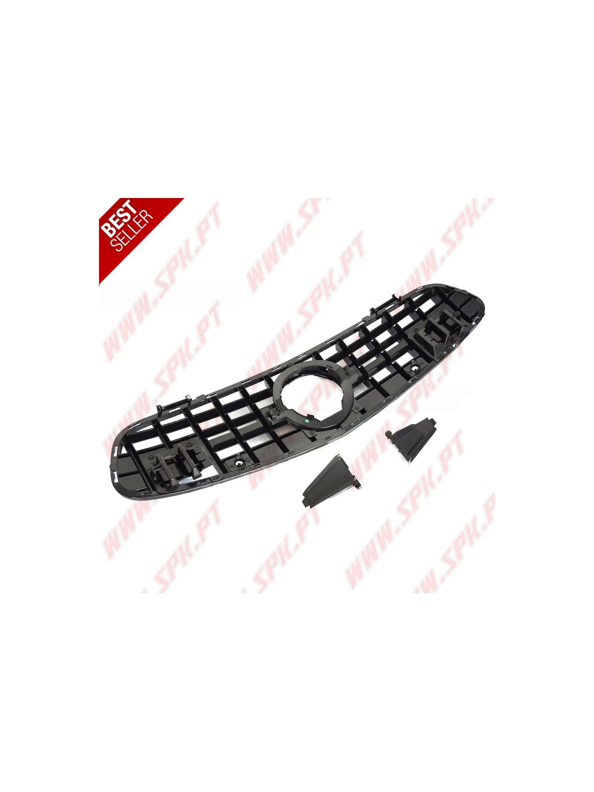 Grelha Frontal Look GTR Chrome+Black - Mercedes SL R231 (2016-2020)