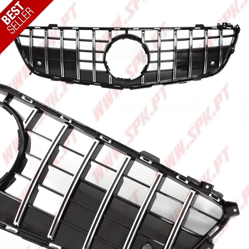 Grelha Frontal Look GTR Chrome+Black - Mercedes SL R231 (2011-2016)