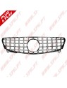 Grelha Frontal Look GTR Chrome+Black - Mercedes W176 Facelift (2015-2018)