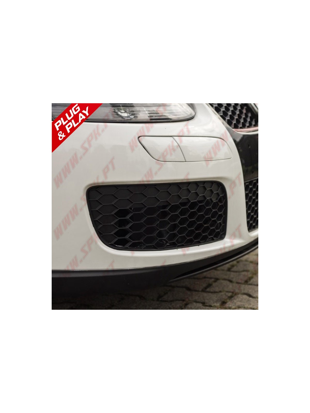 Grelhas Inferiores Laterais Look GTI "Honeycomb" – VW Golf 5 (2004-2008)