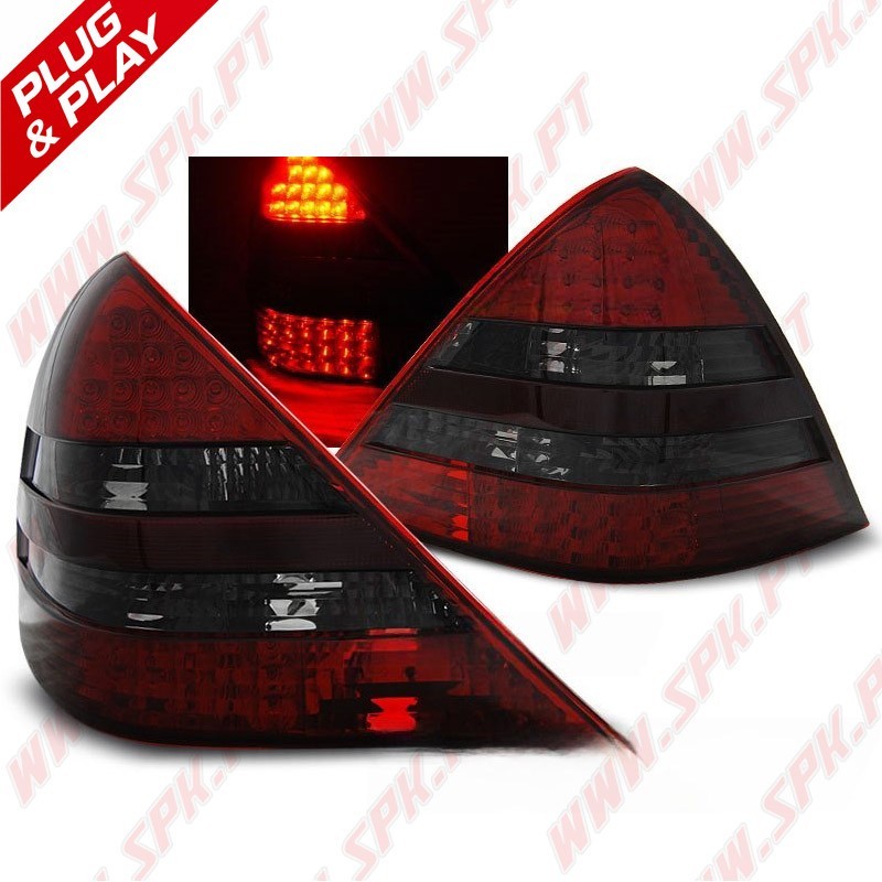 Farolins LED Dynamic Red+Smoke - Mercedes SLK R170 (1996-2004)