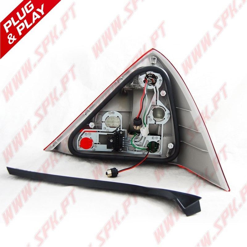 Farolins LED Dynamic Red+Smoke - Mercedes SLK R170 (1996-2004)