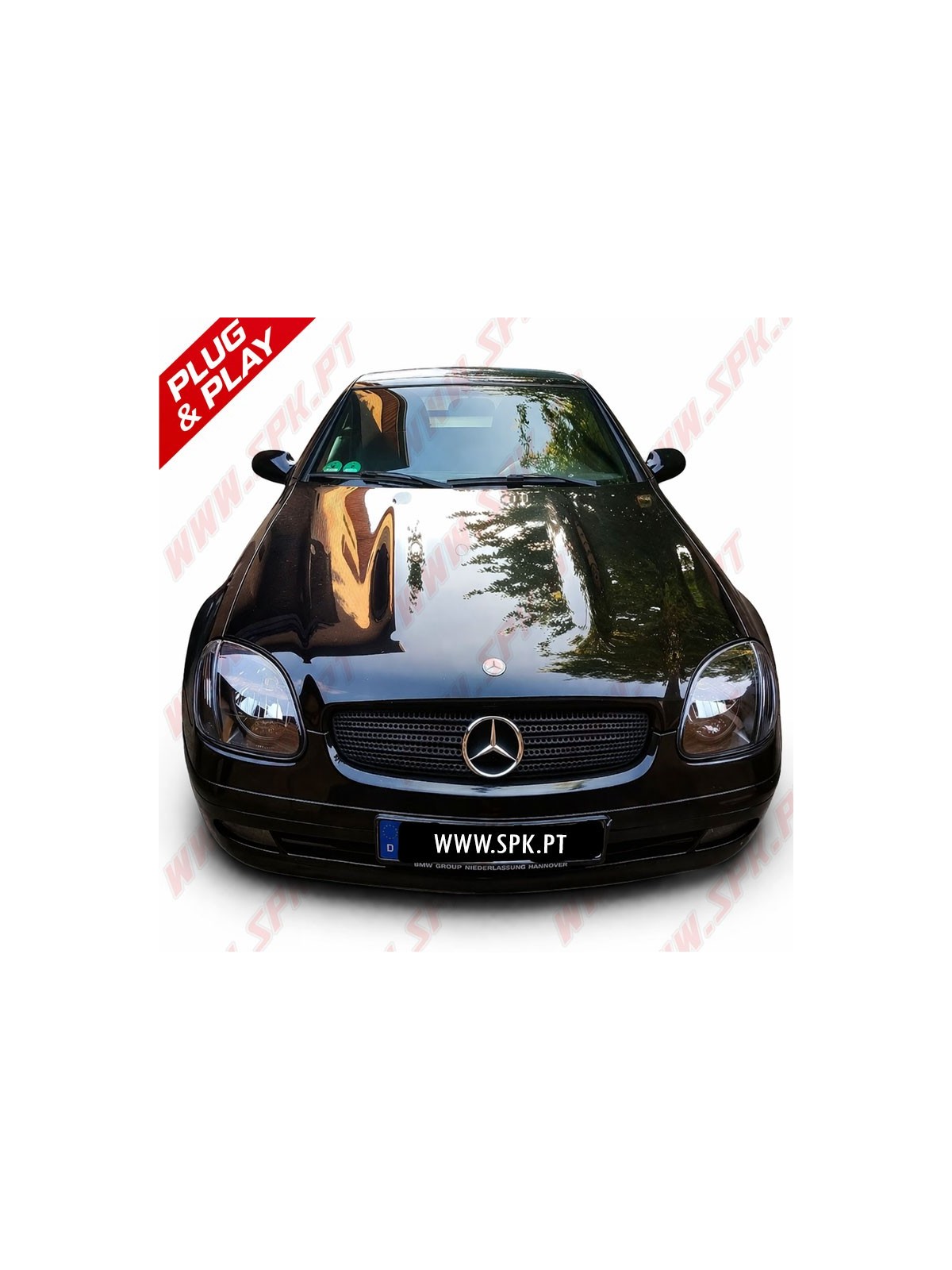 Faróis Cristal Black - Mercedes SLK R170 (2006-2004)