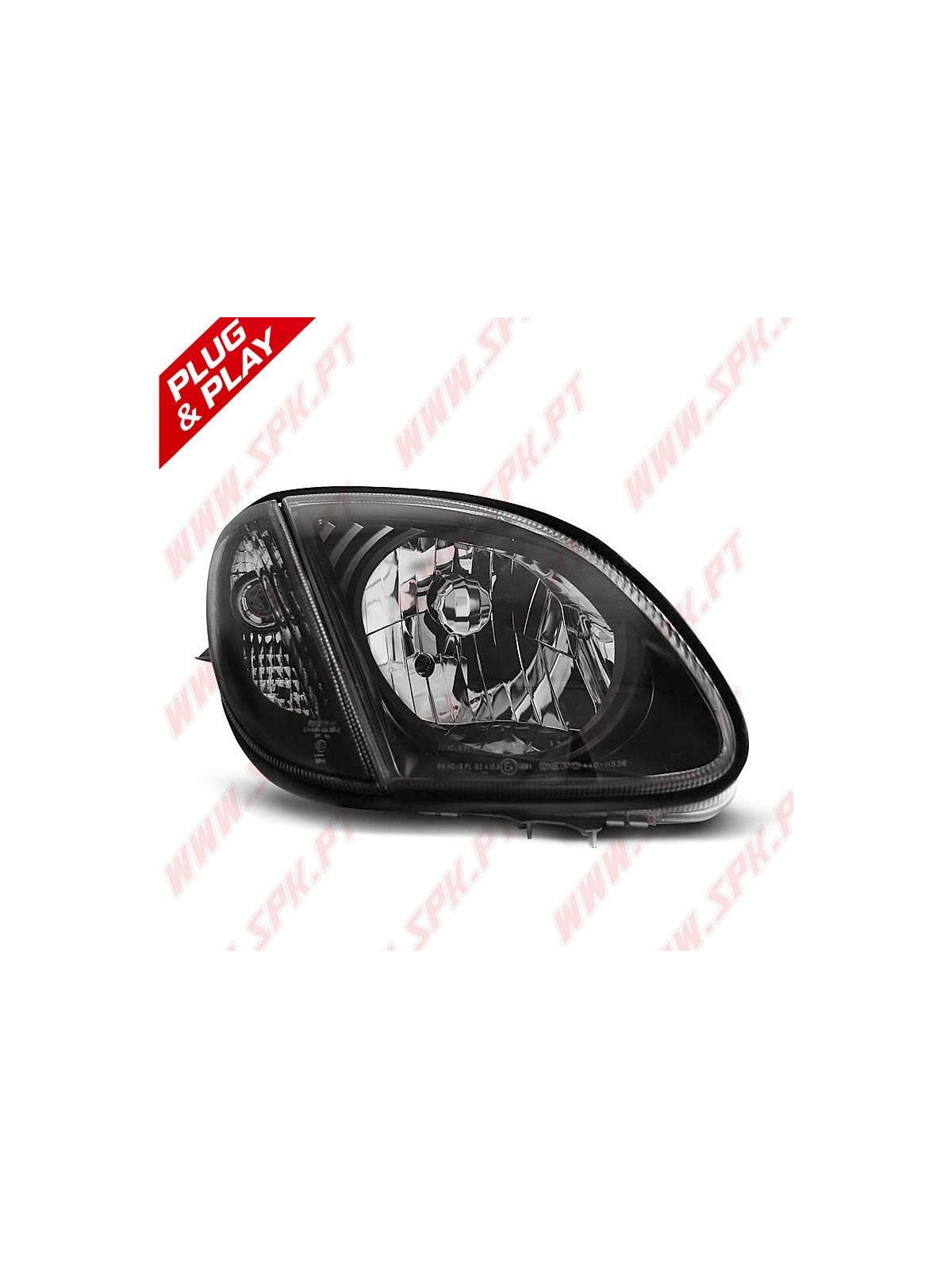 Faróis Cristal Black - Mercedes SLK R170 (2006-2004)