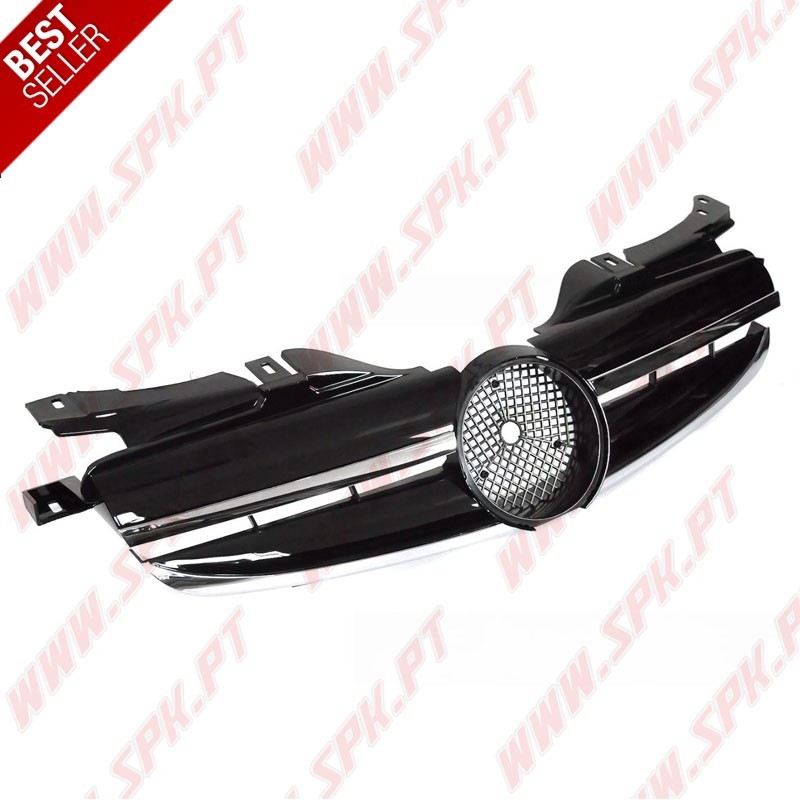 Grelha Frontal Look CL Black+Chrome - Mercedes SLK R170 (1996-2004)