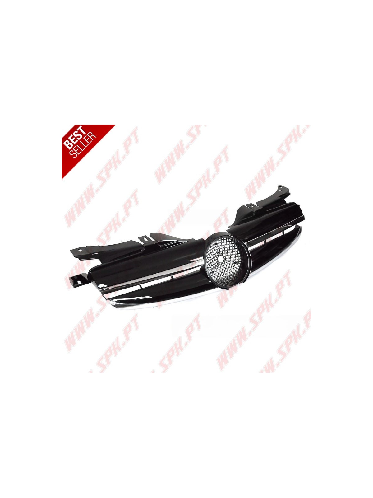 Grelha Frontal Look CL Black+Chrome - Mercedes SLK R170 (1996-2004)