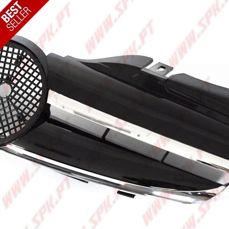 Grelha Frontal Look CL Black+Chrome - Mercedes SLK R170 (1996-2004)