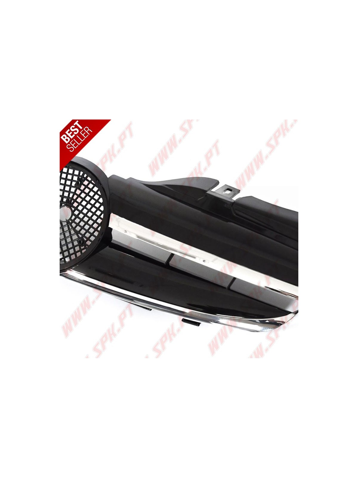 Grelha Frontal Look CL Black+Chrome - Mercedes SLK R170 (1996-2004)