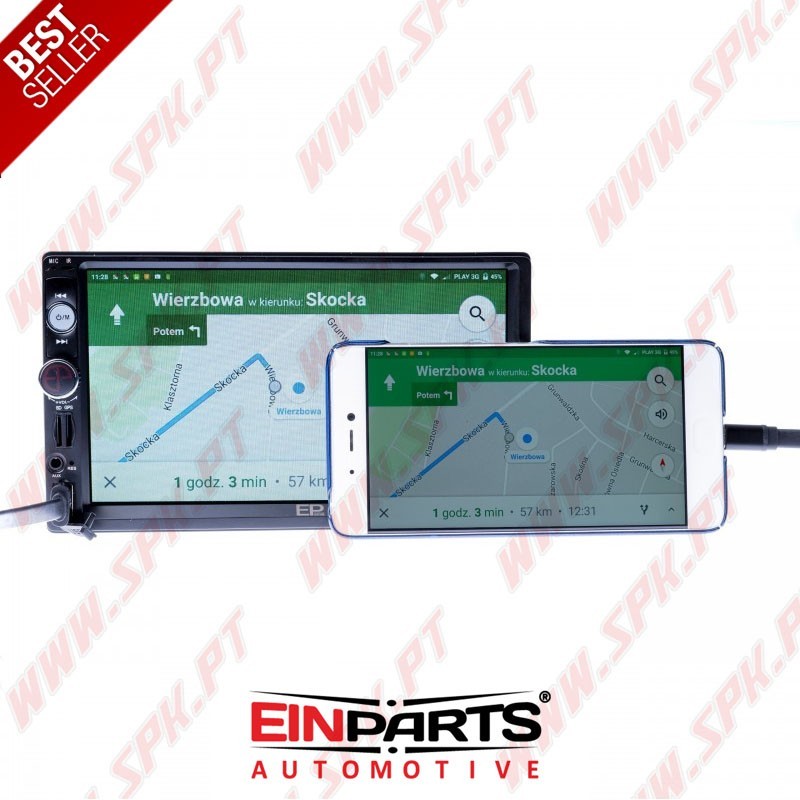 Radio EP 2DIN 7" GPS / USB / MICRO SD