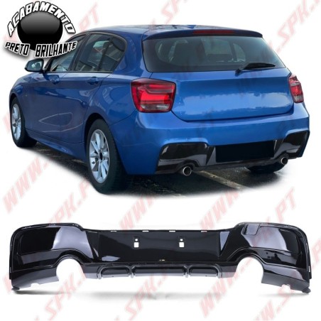 Difusor Traseiro Look MP-2 Gloss - BMW F20 / F21 (2011-2015)