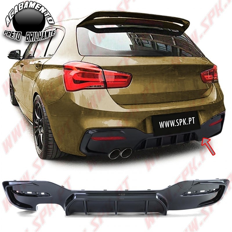 Difusor Traseiro Look MP-1 - BMW F20 / F21 LCI (2015-2019)