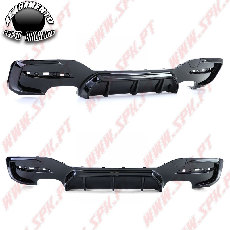 Difusor Traseiro Look MP-4 - BMW F20 / F21 LCI (2015-2019)