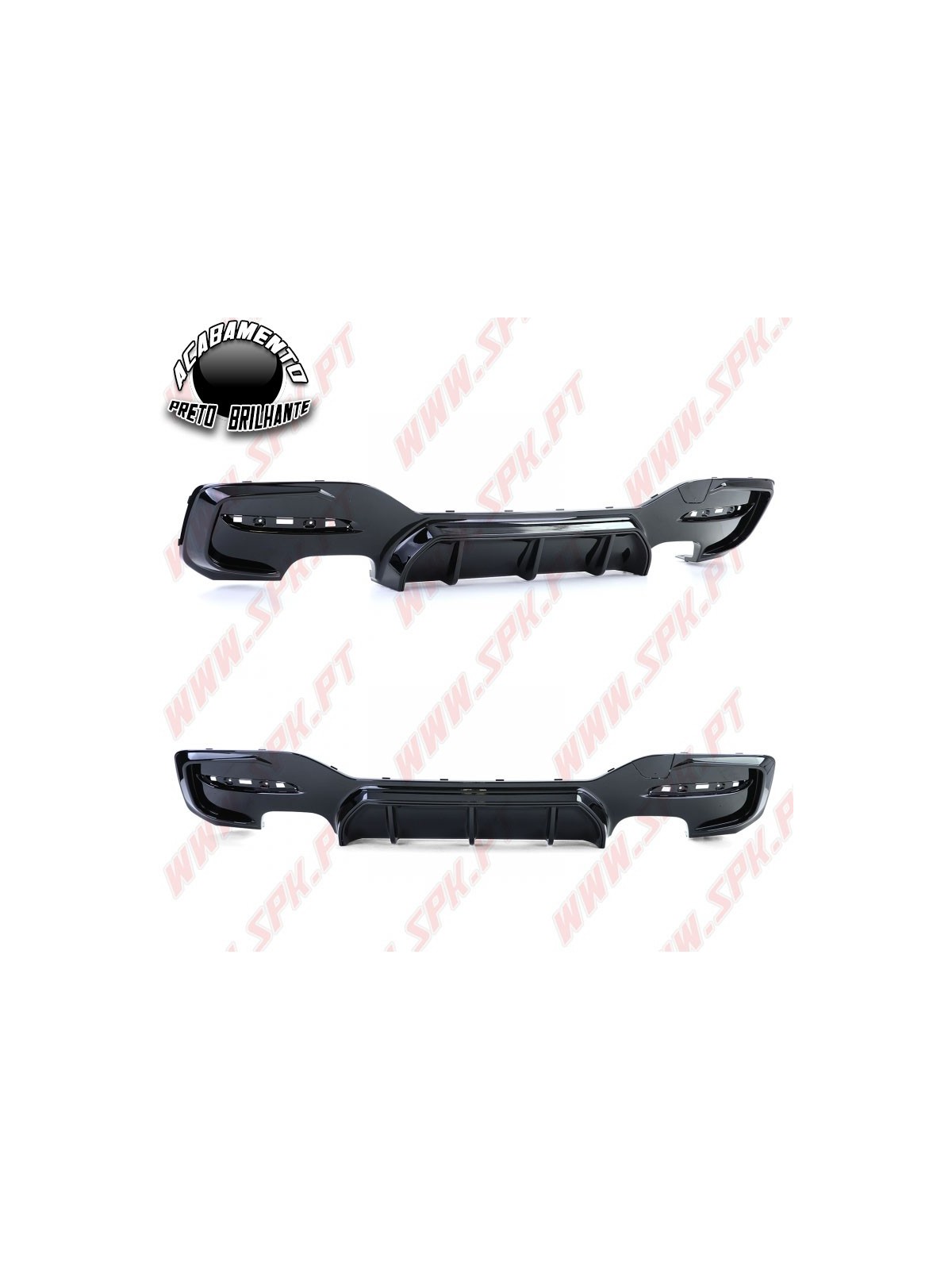 Difusor Traseiro Look MP-4 - BMW F20 / F21 LCI (2015-2019)