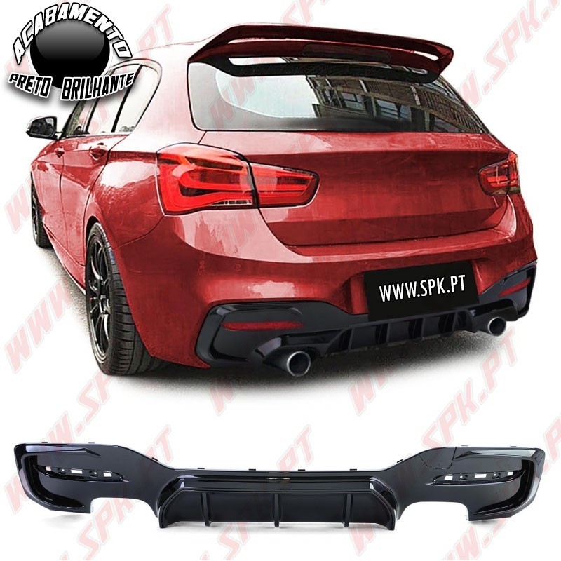 Difusor Traseiro Look MP-4 - BMW F20 / F21 LCI (2015-2019)