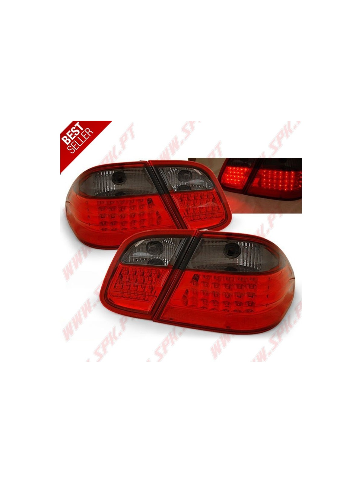 Farolins LED Red+Smoke - Mercedes CLK W208 (1997-2002)