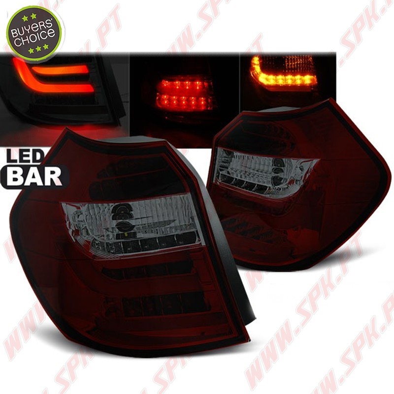 Farolins LED Red+Smoke - BMW E87 / E81 (2004-2011)