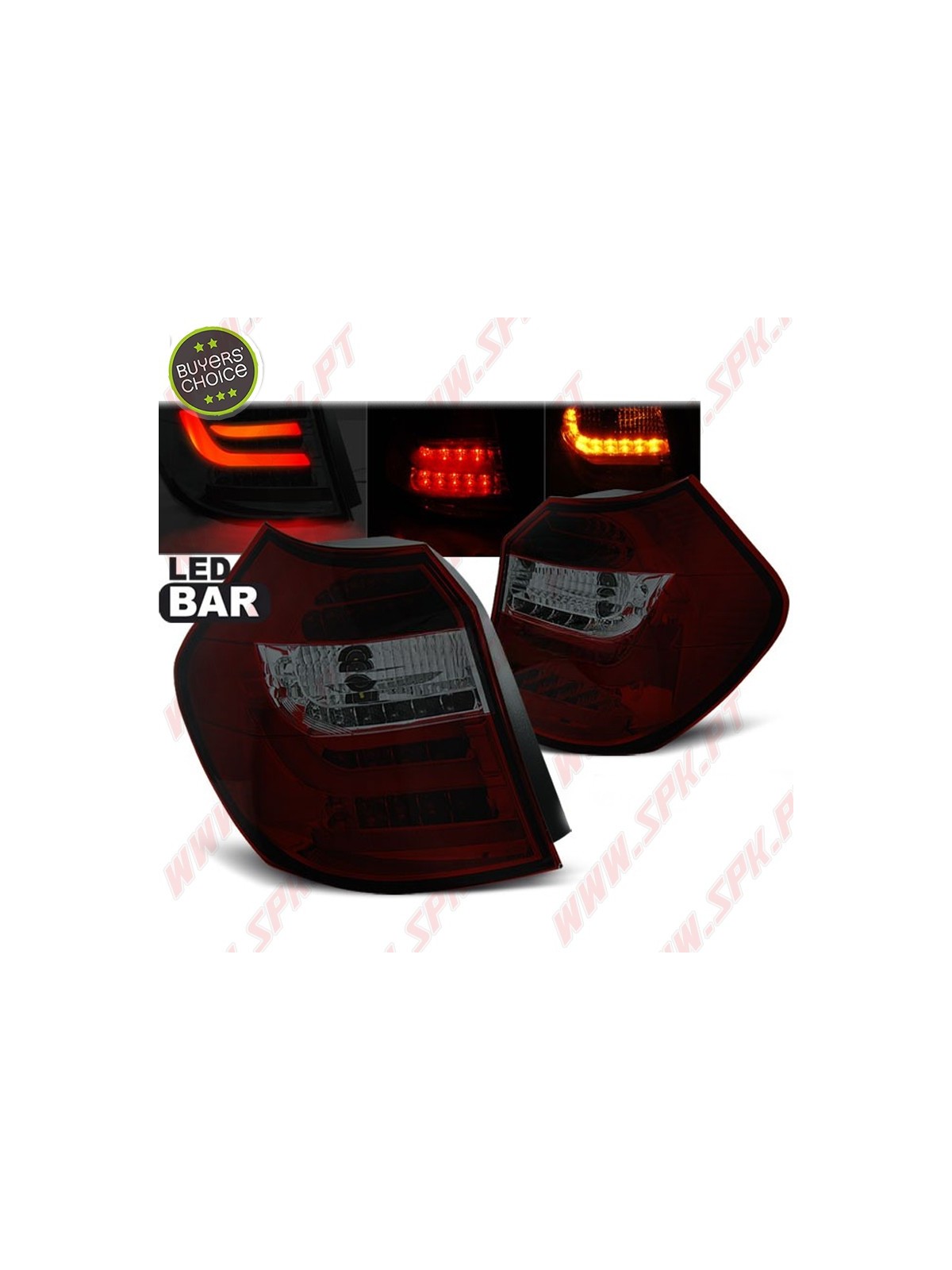 Farolins LED Red+Smoke - BMW E87 / E81 (2004-2011)