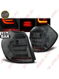 Farolins LED Chrome+Smoke - BMW E87 / E81 LCI (2007-2011)
