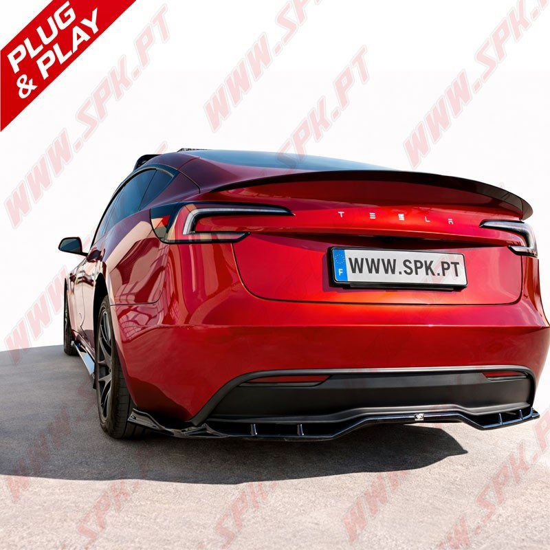Difusor Traseiro - Tesla Model 3 Facelift Highland (2023-)