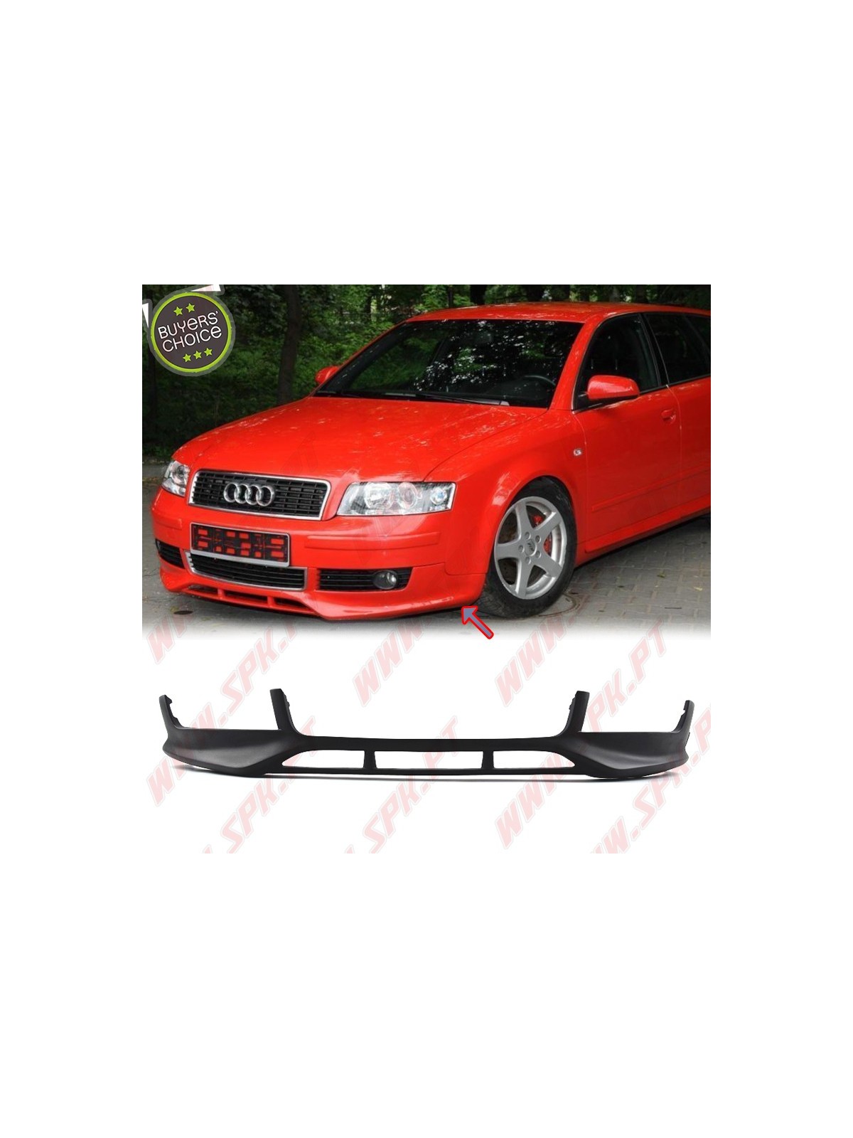 Spoiler Frontal Audi A4 B6 Sedan / Avant (2001-2005)