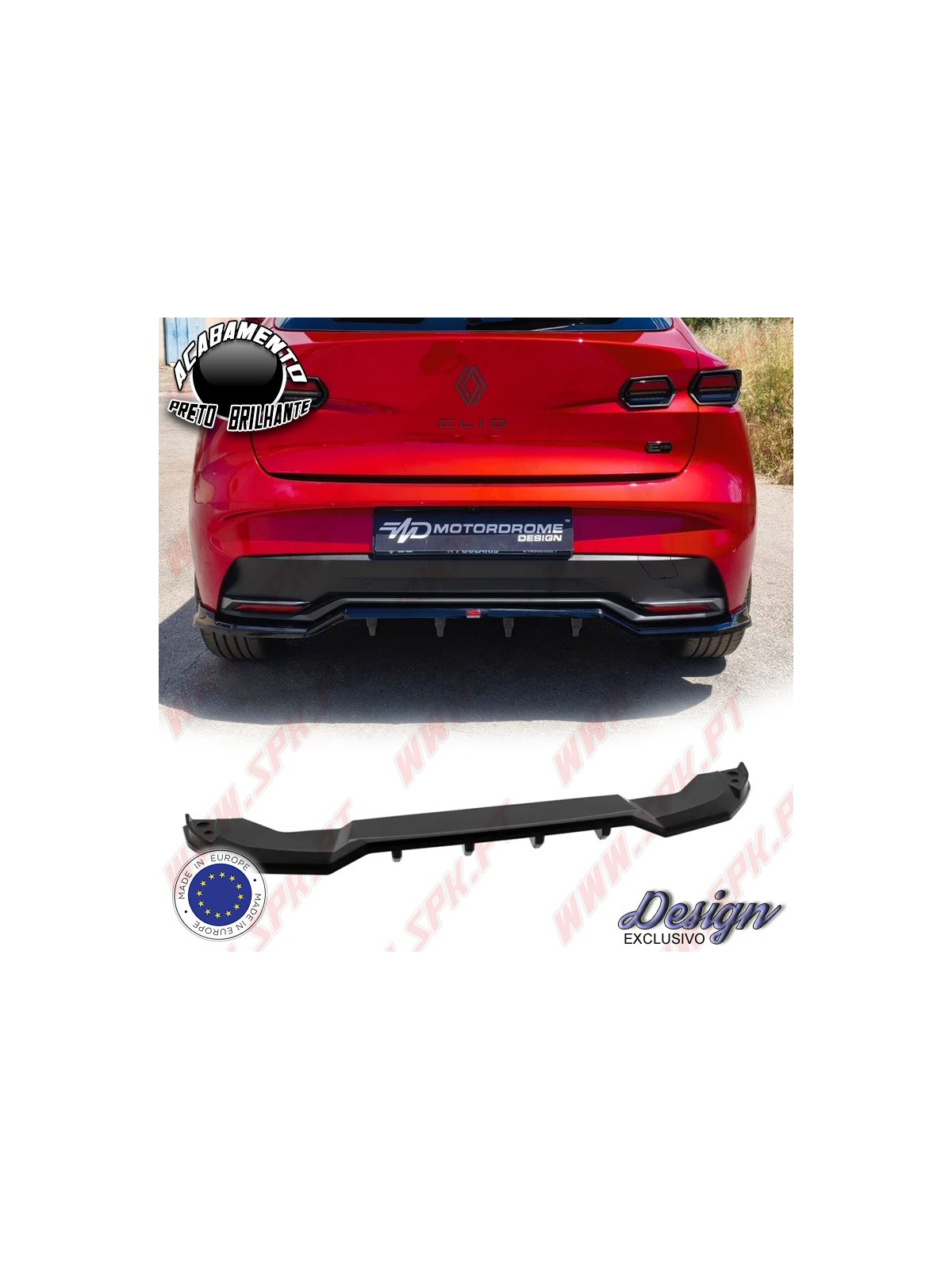 Difusor Traseiro - Renault Clio 6 (2025-)
