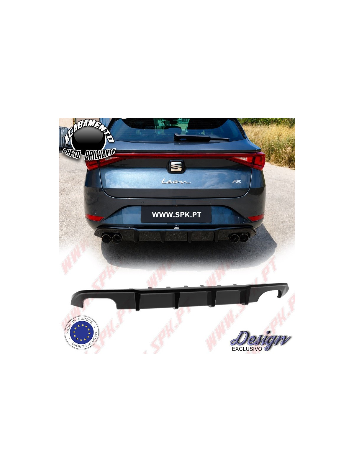 Difusor Traseiro - Seat Leon 4 FR - ST (2020-)