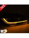 Faróis LED Look DRL / Red Black - VW Polo 6R / 6C (2009-2017)