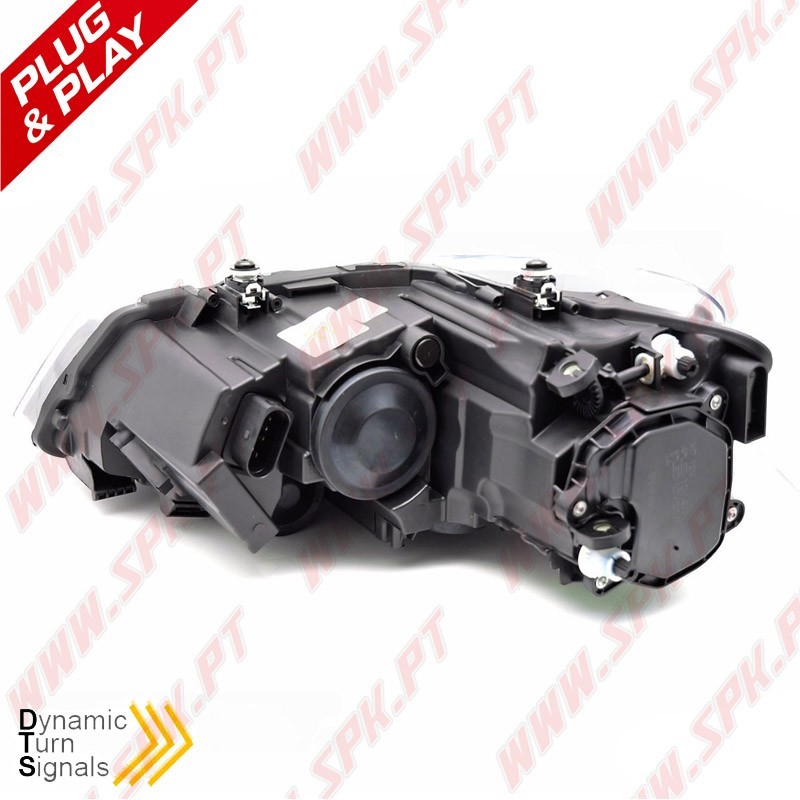 Faróis LED Look DRL / Red Black - VW Polo 6R / 6C (2009-2017)
