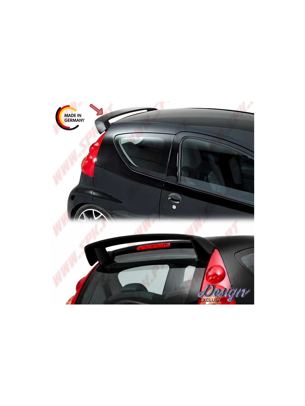 Aileron Traseiro - Citroen C1 / Peugeot 107 (2005-2014)