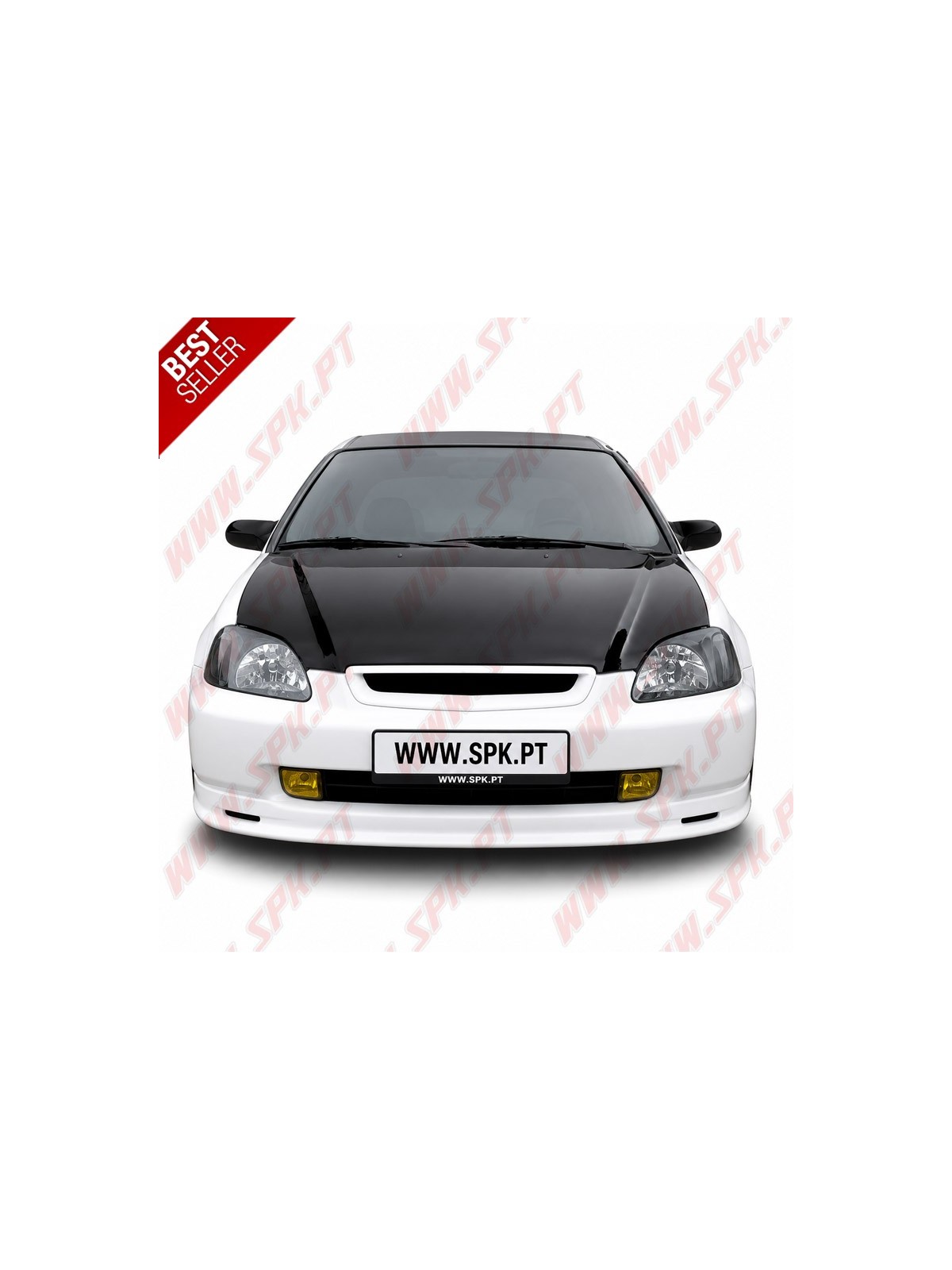 Lip Spoiler Frontal Look Mugen - Honda Civic EK / EJ Pré-Facelift (1996-1998)
