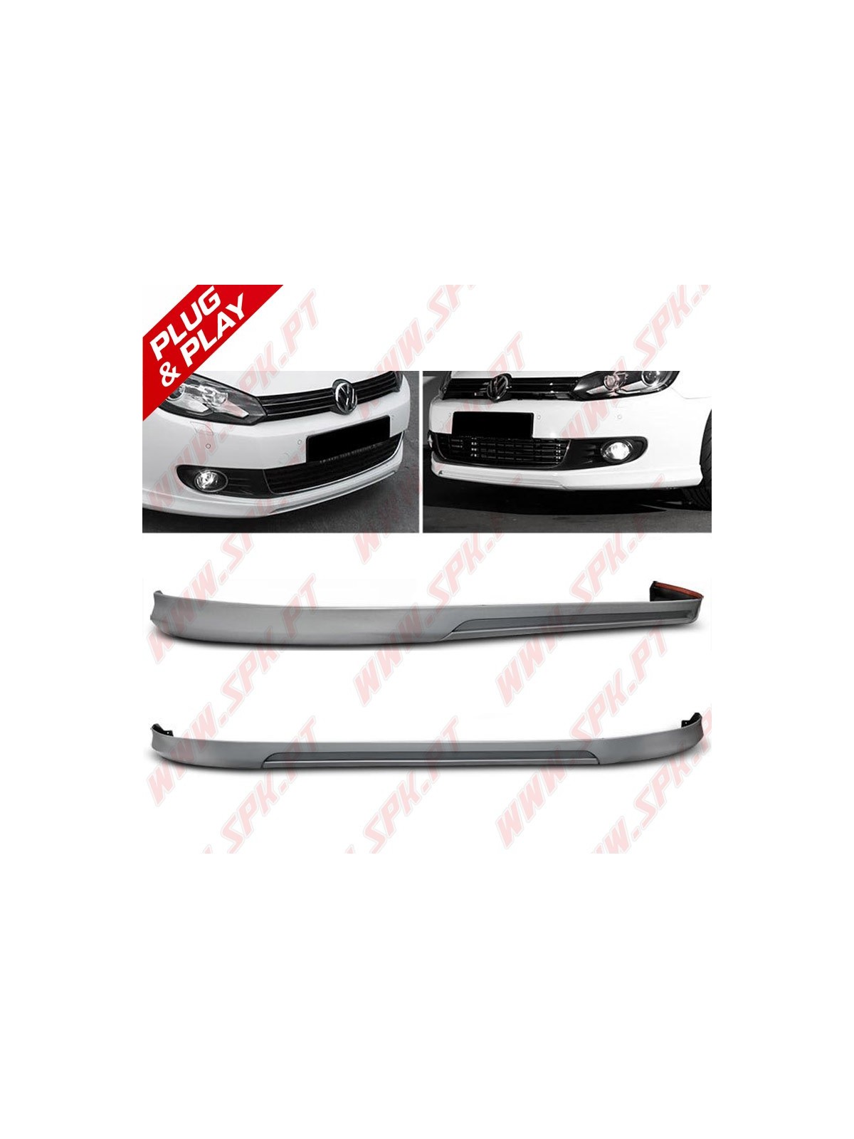Spoiler Frontal Look VTX - VW Golf 6 "Standard" (2008-2012)