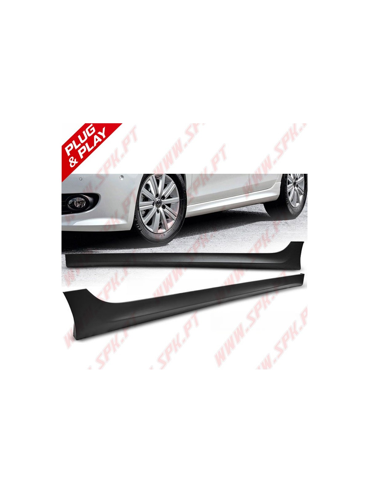 Embaladeiras Laterais Look VTX - VW Golf 6 "Standard" (2008-2012)