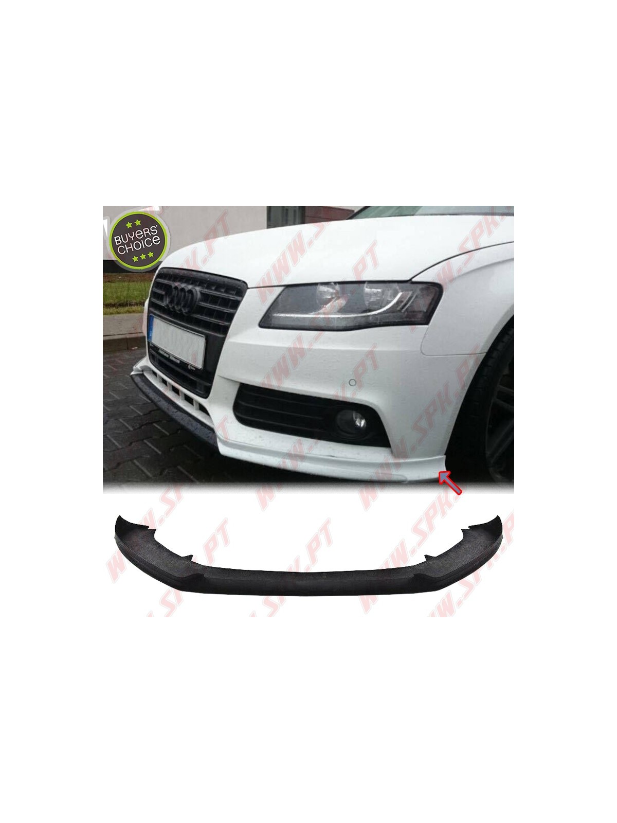 Spoiler Frontal Audi A4 B8 Sedan / Avant (2008-2012)