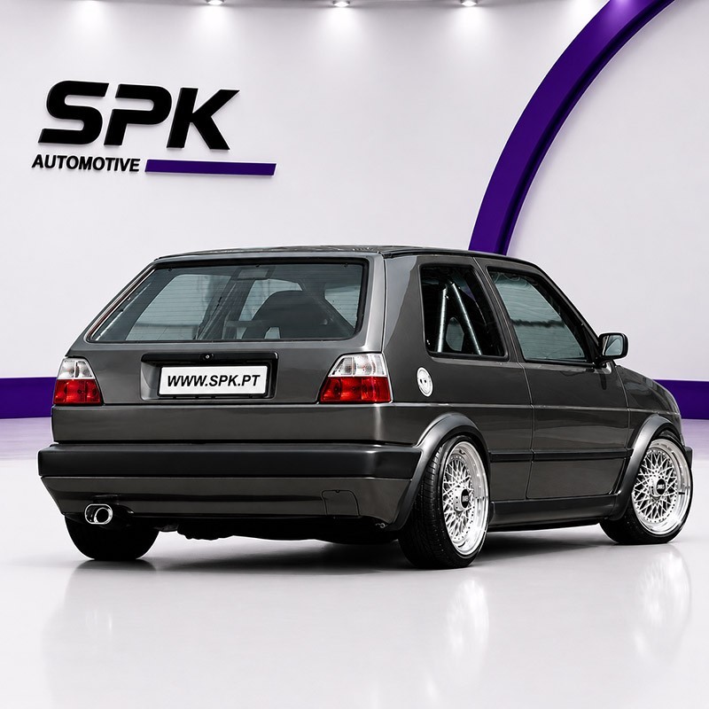Farolins Cristal Red+Clear - VW Golf 2 (1983-1991)